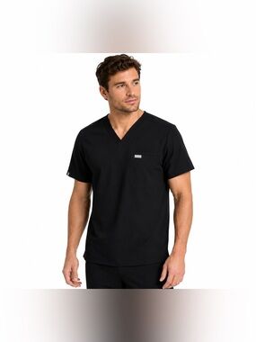 FIGS Men’s Leon Three-Pocket Scrub Top - Size Medium
